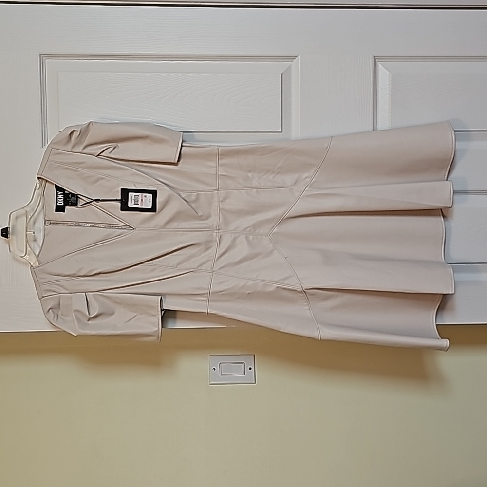DKNY Pleather Dress